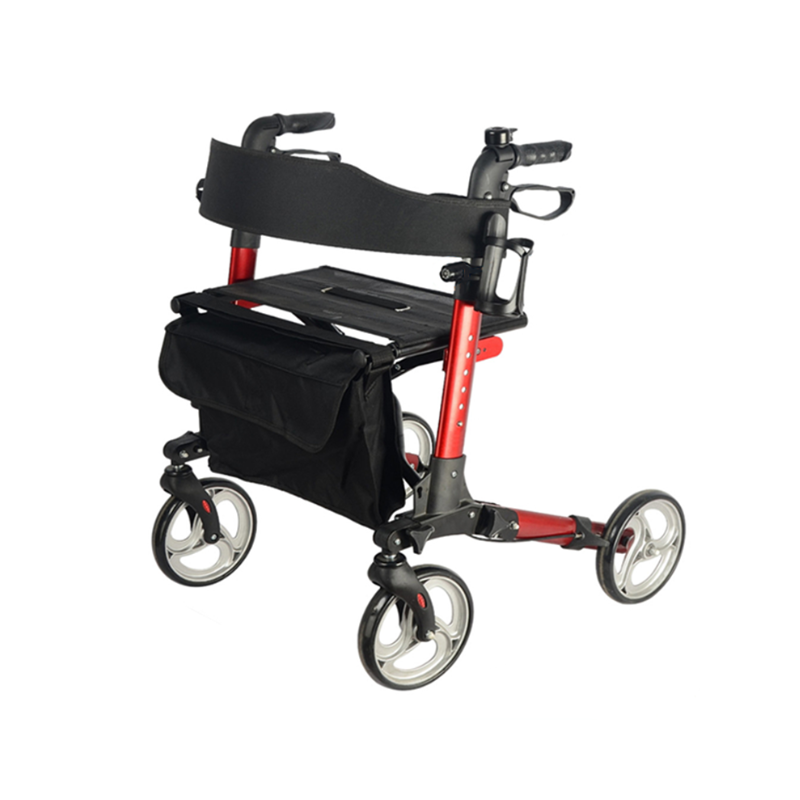 Khung Tập Đi Có Bánh Xe Kèm Giỏ Lucass W-89 Đỏ